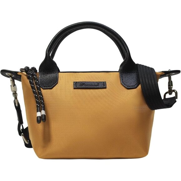 Mini Tote Bag Women Recycled Nylon 7x4.5in 3-Way Crossbody Shoulder Purse